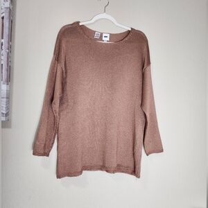 DKNY oversized knitted gold sweater size S